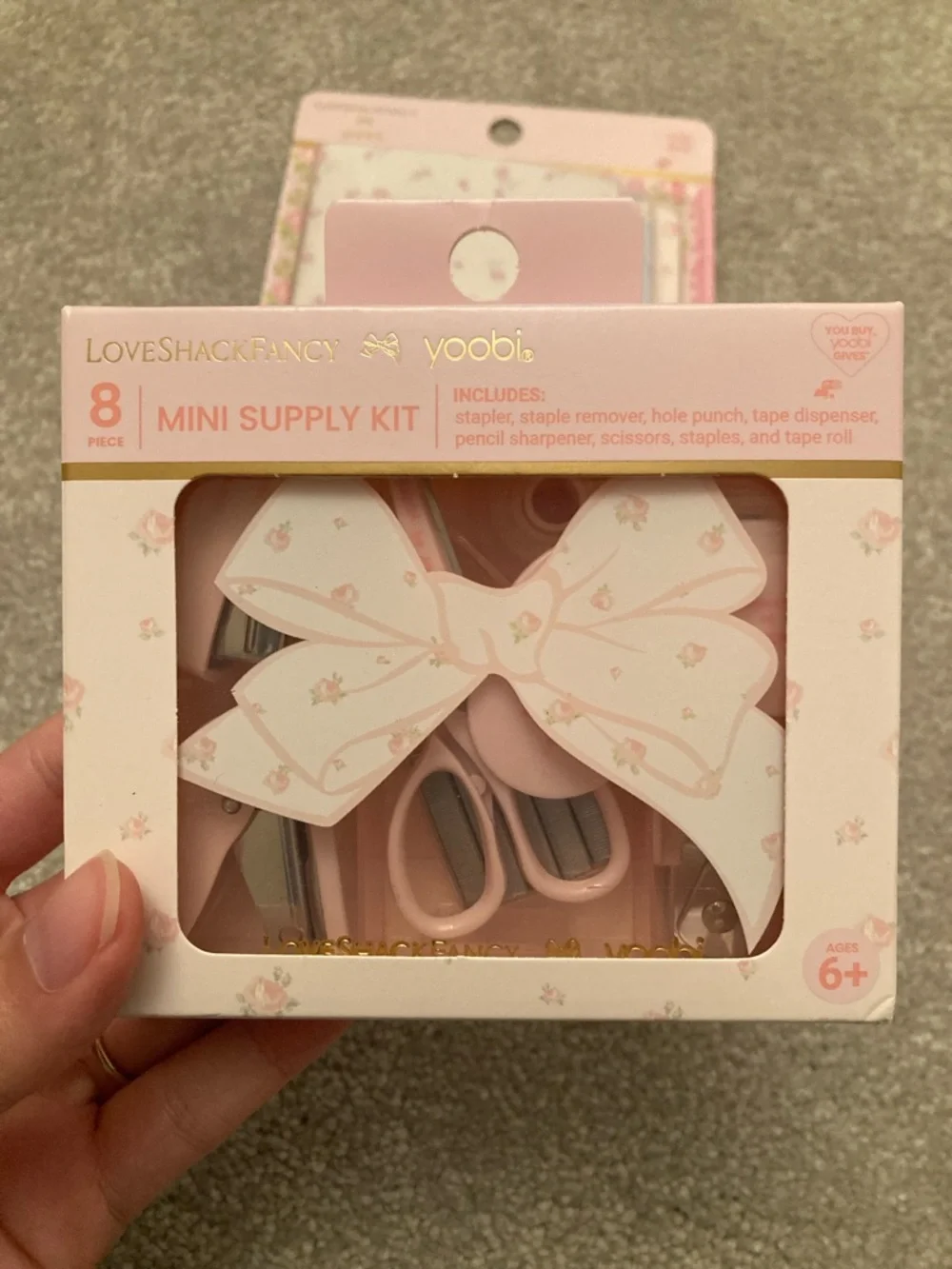 IN-HAND | LoveShackFancy x Target Yoobi Mini Journals & Mini Office Supply Kit